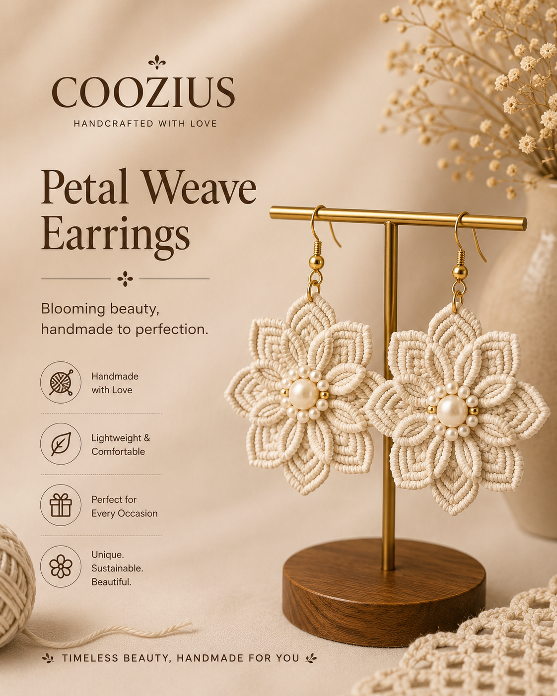 Petal Weave Earrings Petal Weave Earrings - Image 1