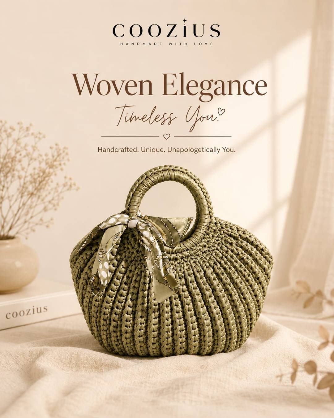 Woven Elegance — Olive.jpg Woven Elegance — Olive - Image 1